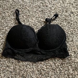 Black lace bra Victoria secret